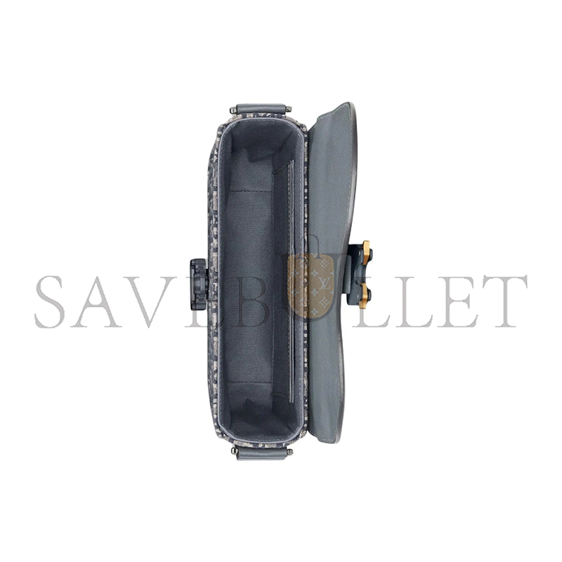 D*or small saddle messenger bag with flap 1adpo049yks-h12e (23*18*6cm)